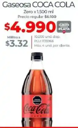 Olímpica Coca cola gaseosa zero oferta