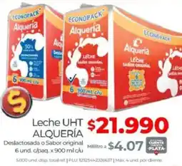 Olímpica Alquería leche uht oferta