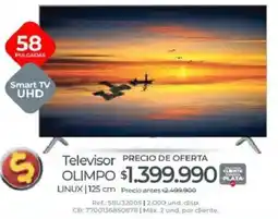 Olímpica Olimpo televisor linux oferta