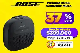 Alkomprar Bose parlante soundlink micro oferta