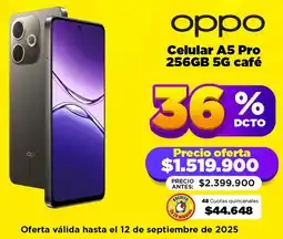 Alkomprar Oppo celular A5 pro oferta