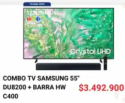 Claro Samsung combo tv 55" oferta