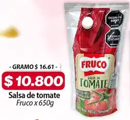 El Cámbulo Fruco salsa de tomate oferta