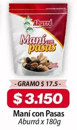El Cámbulo Maní con Pasas Aburrá oferta