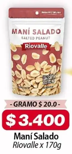 El Cámbulo Maní salado riovalle oferta