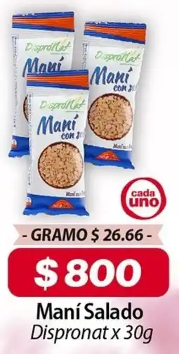 El Cámbulo Dispronat maní salado oferta
