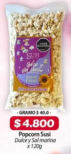 El Cámbulo Susi dulce y sal marina popcorn oferta