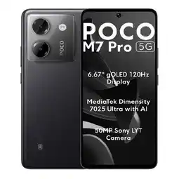 Falabella Celular POCO M7 PRO 5G 256GB 12GB RAM Negro oferta