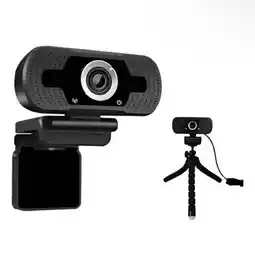 Falabella Webcam Camara Web Fullhd 2k Usb Microfono Tripode Color Negro oferta