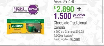 Jumbo Chocolate tradicional corona oferta