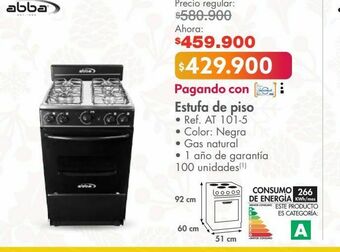 Metro Estufa de piso oferta