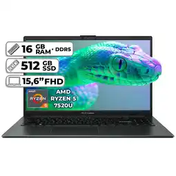 Falabella PORTÁTIL AMD RYZEN 5 7520U LPDDR5 16GB RAM 512GB SSD 15.6” FHD oferta