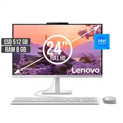 Falabella TODO EN UNO INTEL N100 SSD 512GB RAM 8GB LED 24 FULL HD BLANCO oferta