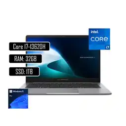 Falabella Portatil ExpertBook Intel Core i7 13620H 32GB 1TB SSD 14 WIN11 Pro oferta