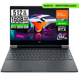 Falabella VICTUS AMD RYZEN 7-7445HS RTX 3050 6GB SSD 512GB RAM 16GB LED 15,6 FHD 144Hz oferta