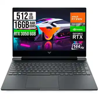 Falabella VICTUS AMD RYZEN 7-7445HS RTX 3050 6GB SSD 512GB RAM 16GB LED 15,6 FHD 144Hz oferta