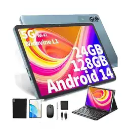 Falabella Tablet Android 14 Teclado Mause Ram 24gb + 128gb Rom oferta