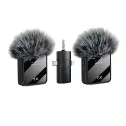 Falabella Micrófono De Solapa Doble Multireceptor 3en1 F11 Cortaviento oferta