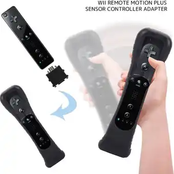 Falabella Control joystick inalámbrico Nintendo Wii Remote Plus black oferta