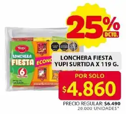 Ara Yupi lonchera fiesta oferta