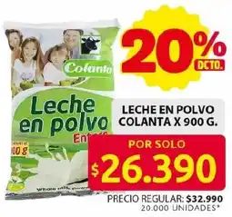Ara Colanta leche en polvo oferta
