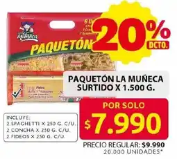 Ara La Muñeca paquetón oferta