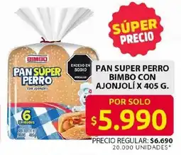 Ara Bimbo pan súper perro oferta