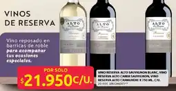 Ara Alto vinos de reserva oferta