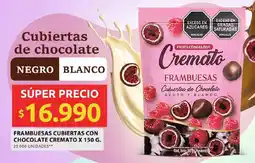 Ara Cremato frambuesas cubiertas con chocolate oferta