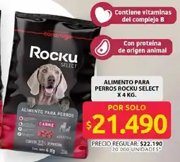 Ara Rocku Select alimento para perros oferta