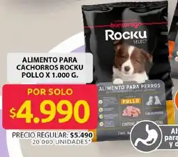 Ara Rocku Select alimento para cachorros oferta