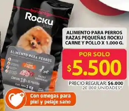 Ara Rocku Select alimento para perros razas pequeñas oferta