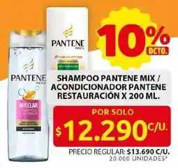 Ara Pantene restauracion shampoo/acon oferta