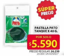 Ara Pato pastilla tanque oferta