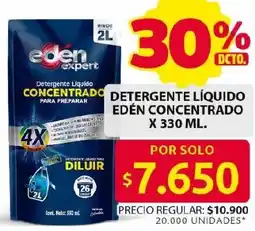 Ara Eden detergente liquido oferta