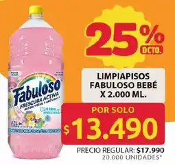 Ara Fabuloso bebé limpiapisos oferta