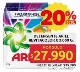 Ara Ariel Revitacolor detergente oferta
