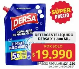 Ara Dersa detergente liquido oferta