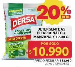 Ara Dersa detergente as bicarbonato + manzana oferta