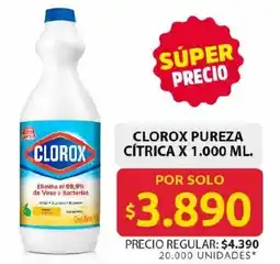 Ara Clorox pureza cítrica oferta