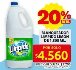 Ara Límpido limón blanqueador oferta