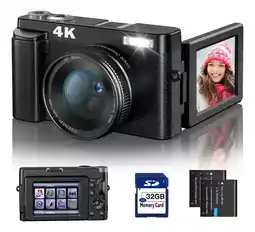 Falabella Camara Digital 4k Para Fotografia Y Video Enfoque Automatico oferta