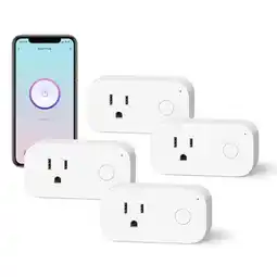 Falabella Enchufes Toma Inteligente Bluetooth Compatible Alexa Paquete 4 tomas oferta