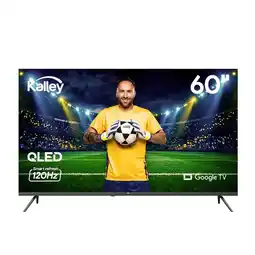 Alkomprar TV KALLEY 60 Pulgadas 152.4 cm 60GQ400 4K UHD QLED Smart TV Google oferta