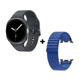 Alkomprar Reloj SAMSUNG Galaxy Watch 8 44 mm Gris Oscuro + Correa de tela Intercambiable Azul oferta