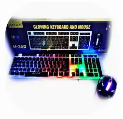 Falabella Combo Teclado Mouse Lambrico RGB oferta