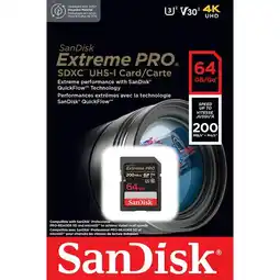 Falabella Memoria SDXC Card 64GB Extreme PRO 200MBs oferta