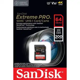 Falabella Memoria SDXC Card 64GB Extreme PRO 200MBs oferta
