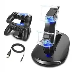 Falabella Base Cargador Dual Control Ps4 Dualshock Soporte De Carga oferta