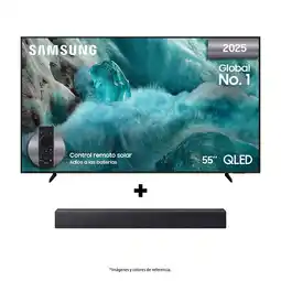 Falabella Combo Televisor + Barra | | 55 pulgadas | 4K UHD | QLED | F-QN55Q7FAAKXA oferta